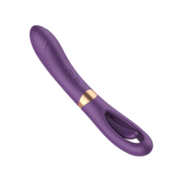 Vibromasseur point G battant avec clitoris et vibrations