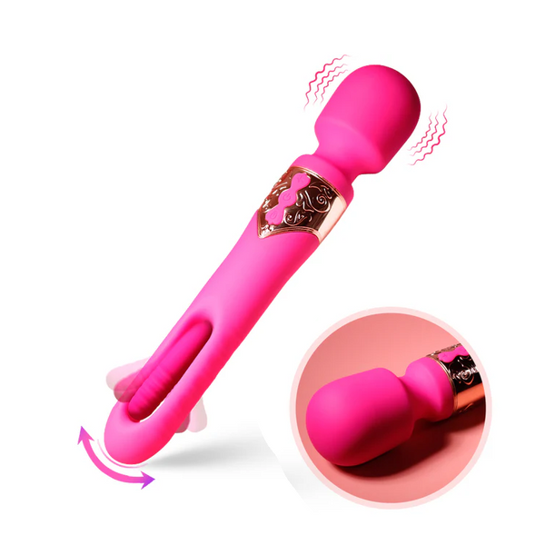 Klassischer Vibrator mit Schlag- und Vibrationsfunktion