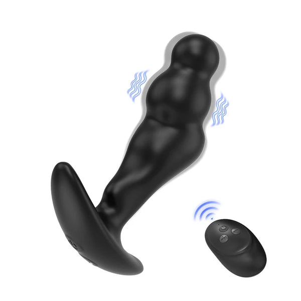 Plug Anal Vibrant Étanche avec Stimulation de la Prostate et du Point G pour Hommes