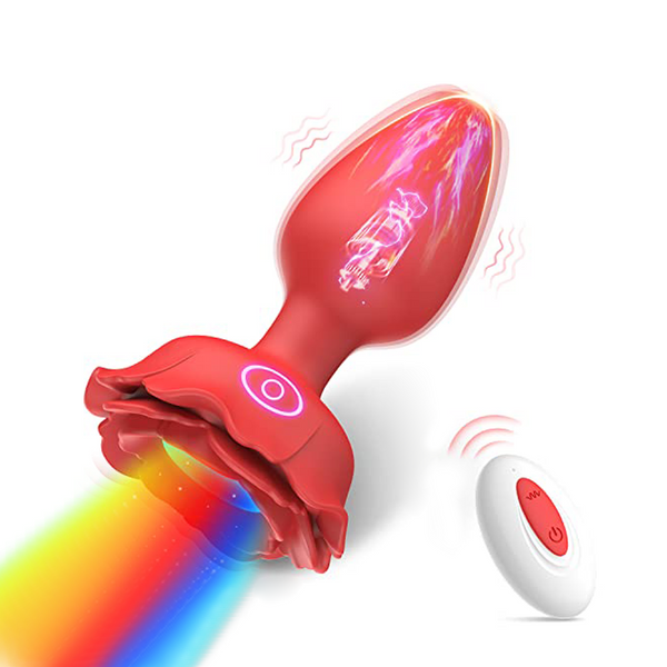 Plug anal vibrant à LED avec 10 réglages de vibration