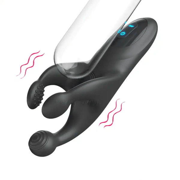 Vibrateur de pénis avec tapotements et vibrations