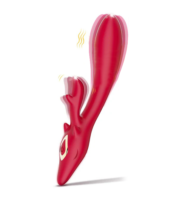 Vibromasseur point G avec mode vibration clitoris